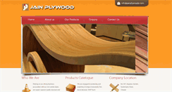 Desktop Screenshot of jainplywoods.com